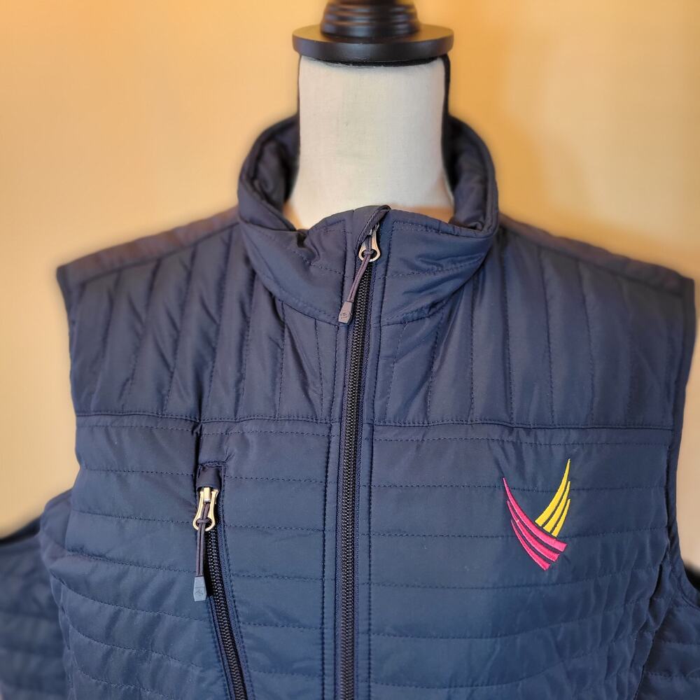 NWT Storm Creek Katrina Women's 2X Quilted Vest Insulated Water Resist Navy Blue - Picture 3 of 16